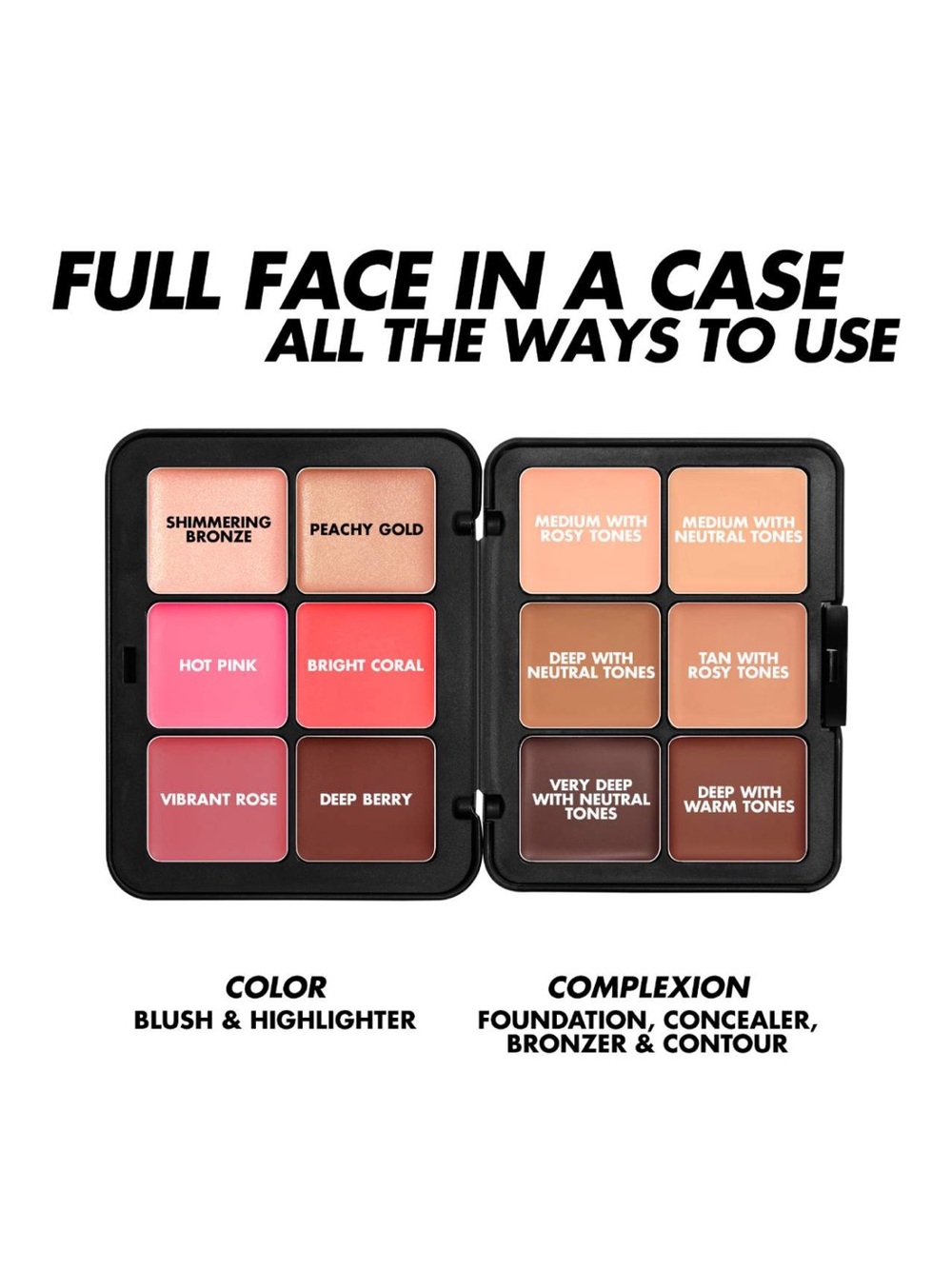 Make Up For Ever HD Skin Face Essentials Palette - Tan to Deep